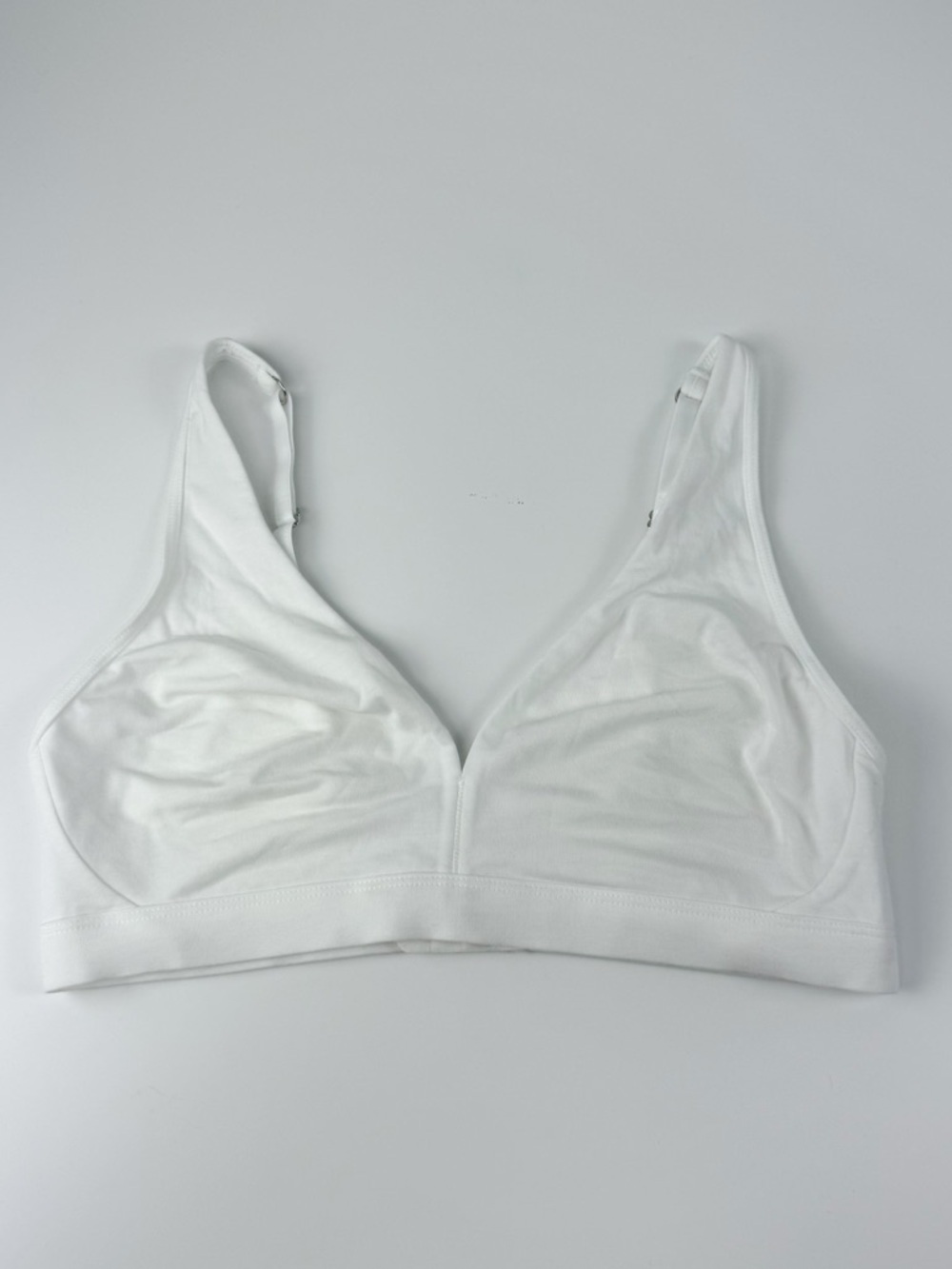State of Day Bra Bralette Womens Medium White Cotton Blend NWOT NEW